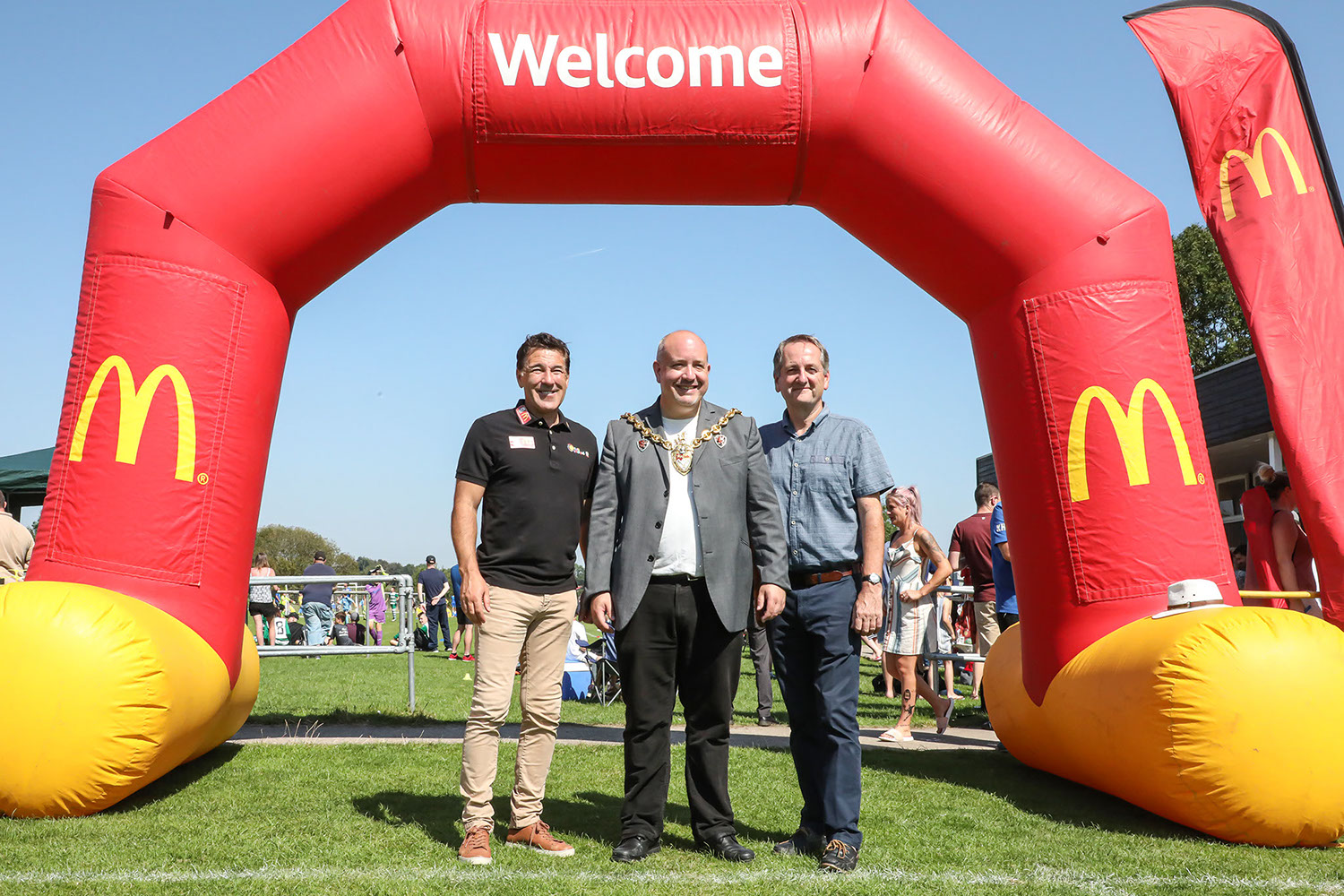 PR Photograph Mcdonalds-sponsored.Childrens Football Competition. 