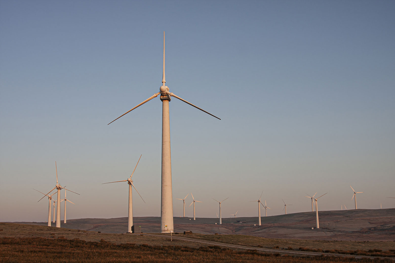 Wind-turbines in Mid-Wales