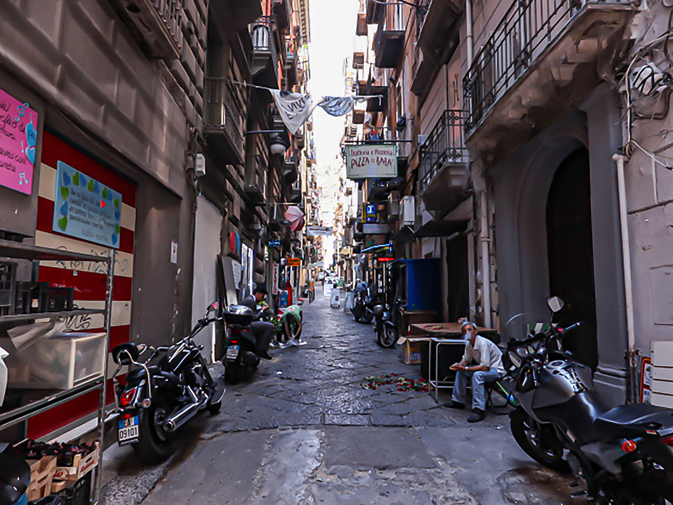 Backstreets of Naples.