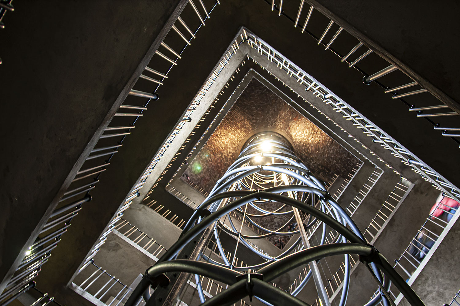 Lift, Shaft, Prague, Praha,Town, Hall.