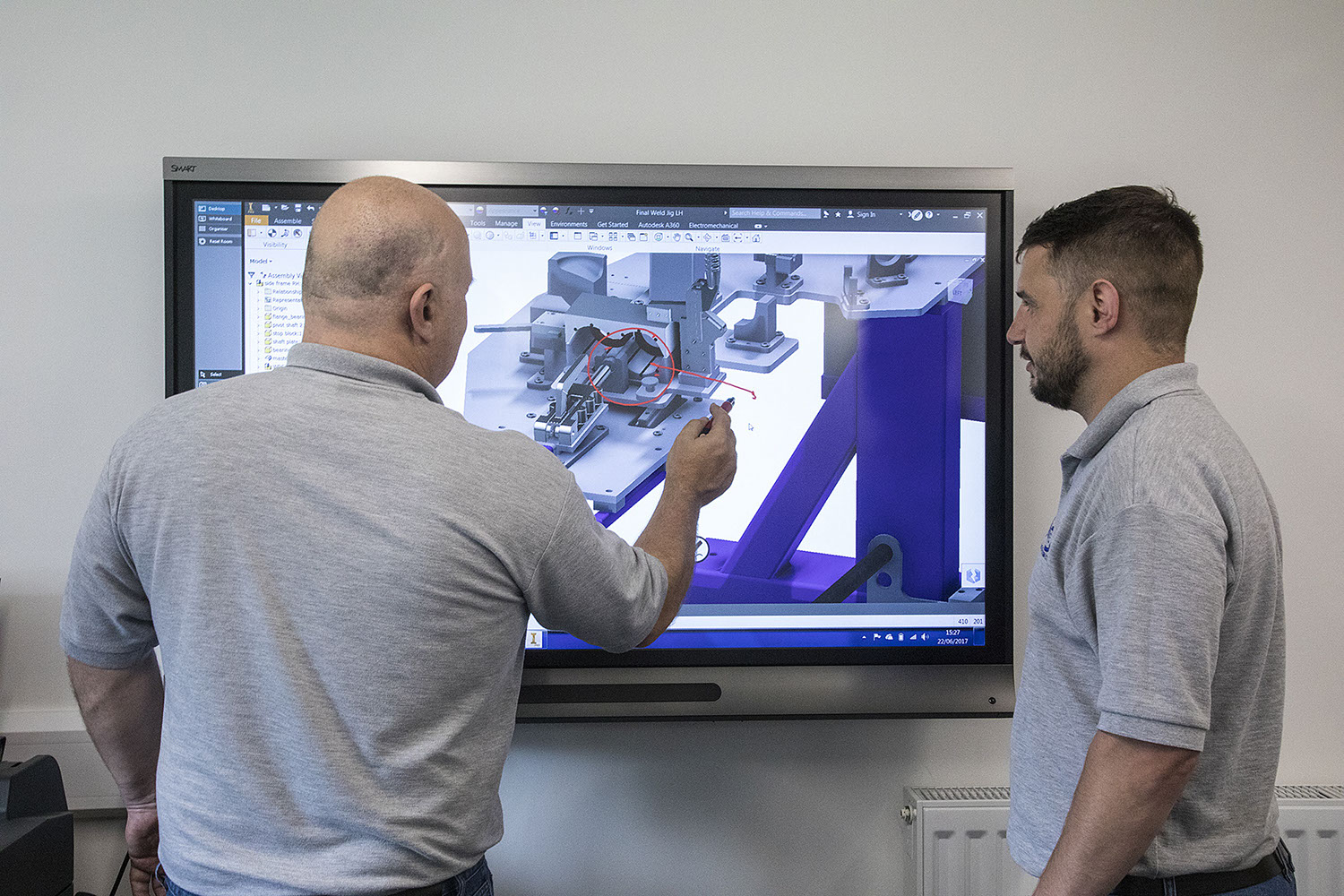 Advertising shoot for Engineering Design company.