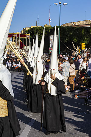 Eater religious parade in Malaga, Spain.